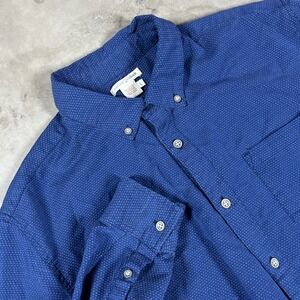 Carbon 2 Cobalt L/S Shirt Mens L Blue 100% Cotton